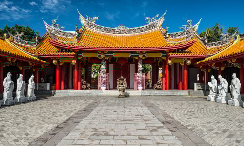 Seek out the Confucius temple in Nagasaki during your free time, Itinerary 1 & 3.