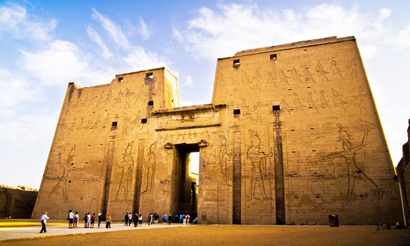 Edfu Temple is a well-preserved example of an ancient Egyptian temple waiting to be explored.