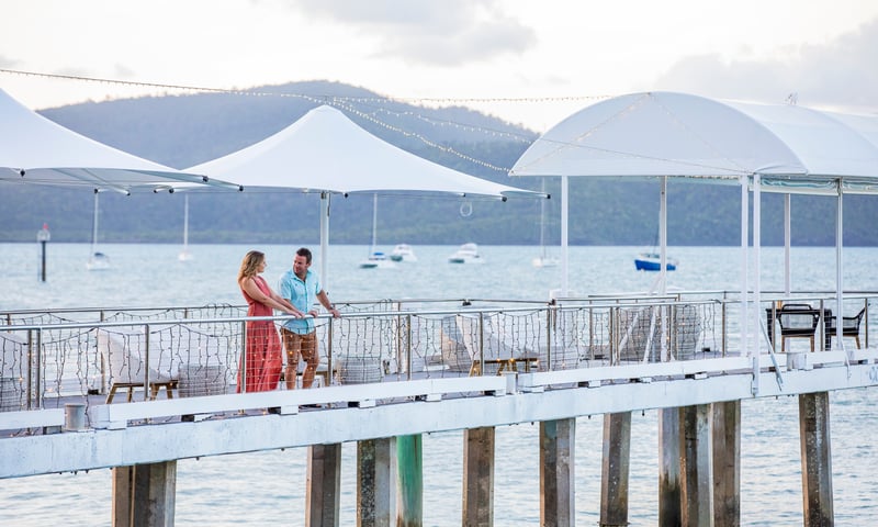 Experience tropical waterfront bliss in Airlie Beach, Queensland.