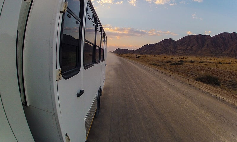 Enjoy views of Tanzania's mountains and sweeping plains as you travel towards exotic Zanzibar.