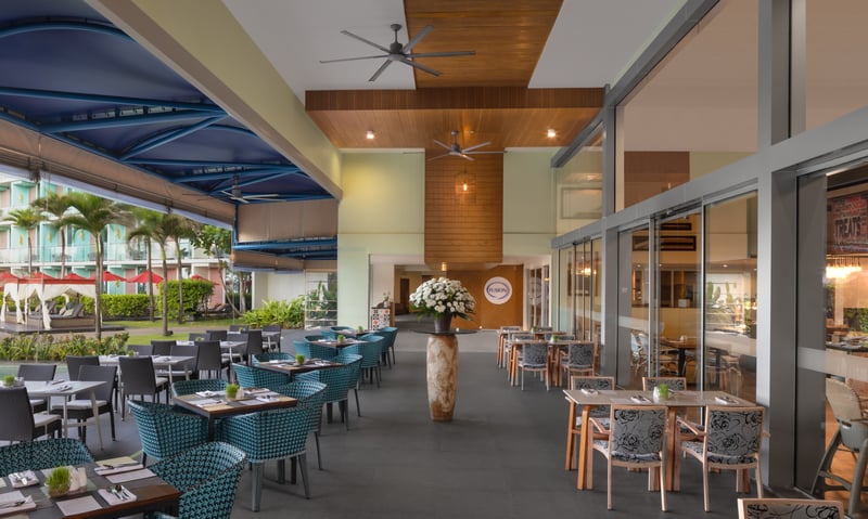 Fusion Restaurant at Radisson Blu, Galle, Sri Lanka.