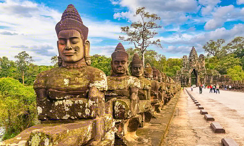 Make unforgettable memories and take iconic photos at the Angkor Wat Temple Complex.