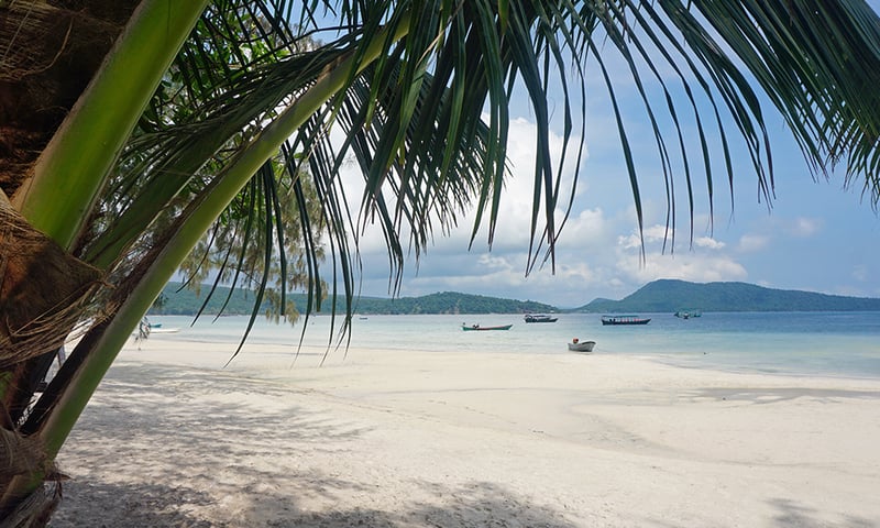 Choose to spend your days exploring or strolling the sands, Koh Rong Sanloem beach