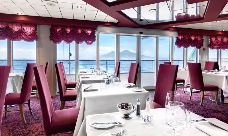 Il Covo Restaurant on the MSC Sinfonia.