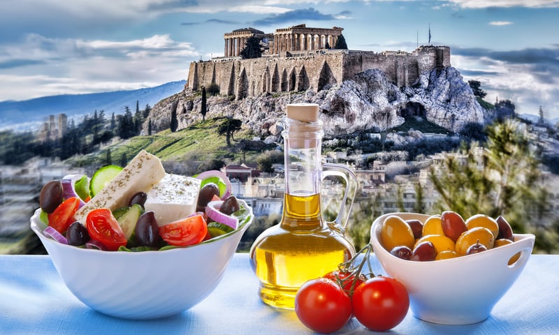 Enjoy Athens with a side of Greek salad.