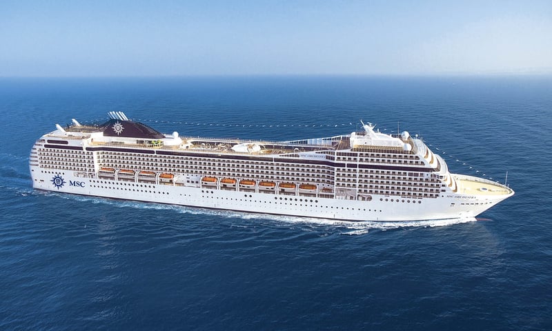 Sail on a 7-night Mediterranean cruise on the MSC Orchestra (Itinerary 2, 2027 dates).