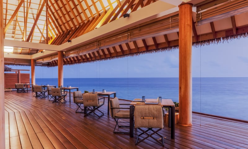 Marlin Restaurant at Cinnamon Velifushi Maldives.