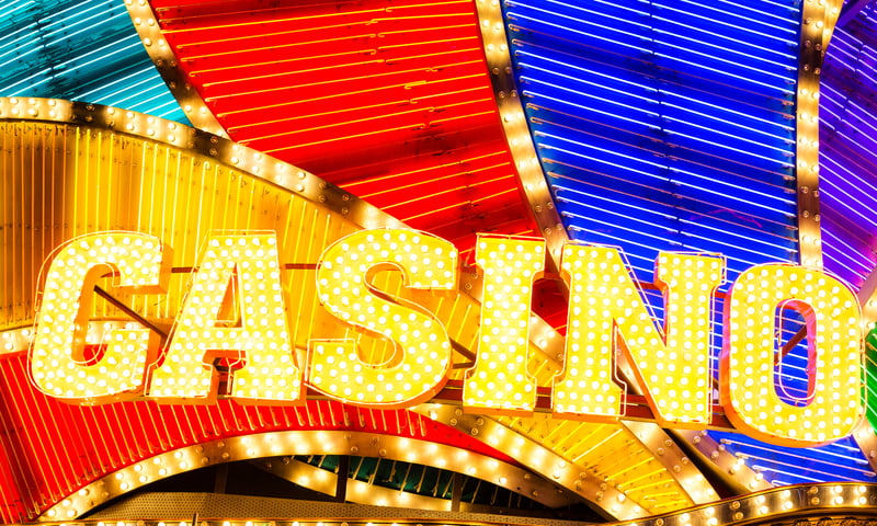 Witness the intricate neon signs outside every casino on The Strip. Las Vegas.