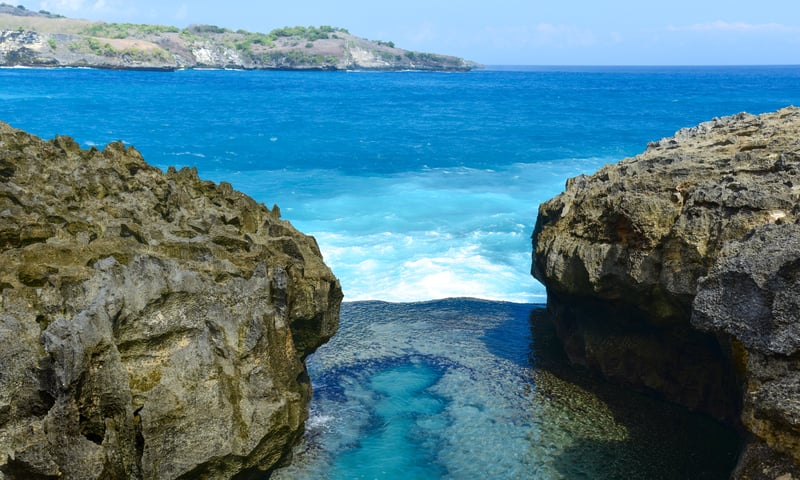 Angel's Billabong in Nusa Penida Island, Bali.