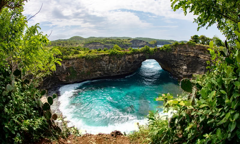 Broken Beach in Nusa Penida Island, Bali.