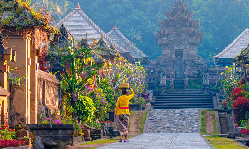 Penglipuran Village in Ubud, Bali.