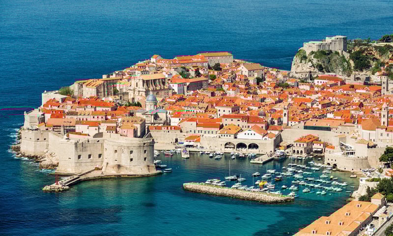 Dubrovnik is a city in southern Croatia, on the Adriatic Sea.