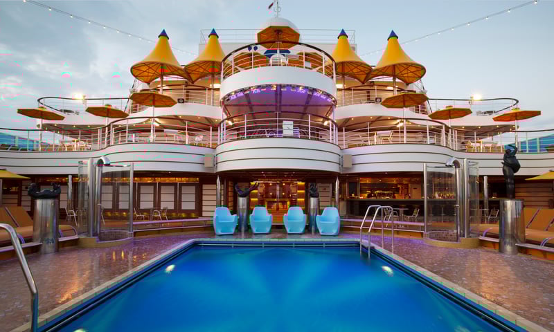 The Incantesimo Pool aboard Costa Cruises' Costa Fascinosa.
