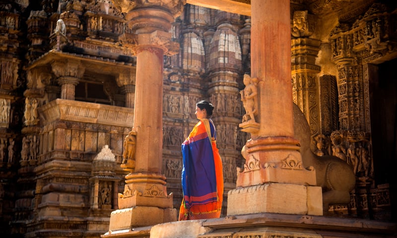 Khajuraho is home to a group of intricate mediaeval Hindu and Jain temples in Madhya Pradesh, India.