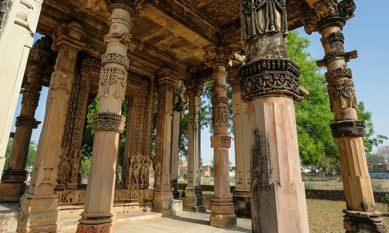 Ghantai is a Jain temple part of the Khajuraho complex.