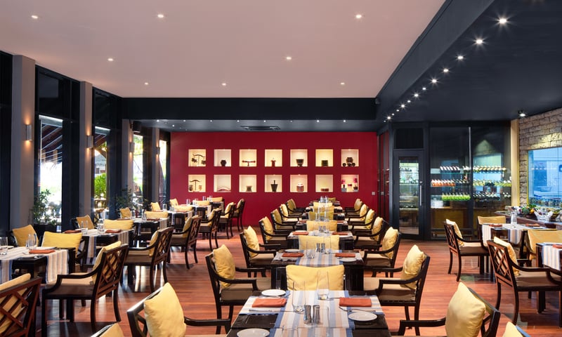 Indulge at 5 exquisite restaurant and bar options.