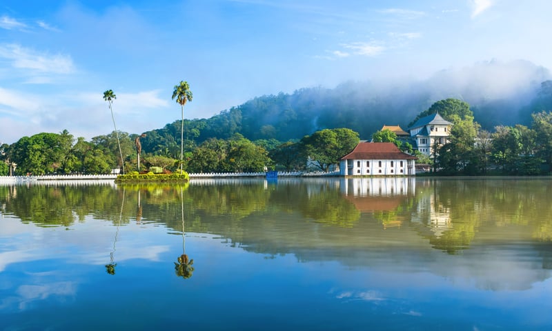 Join an optional tour to Temple of the Sacred Tooth Relic in Kandy, Sri Lanka (charges apply).