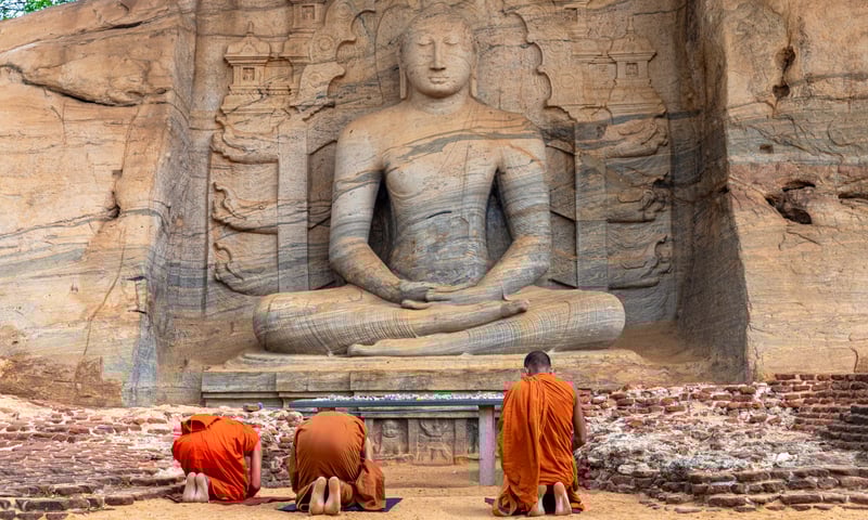 Step back in time while at the UNESCO-listed Polonnaruwa, Sri Lanka.