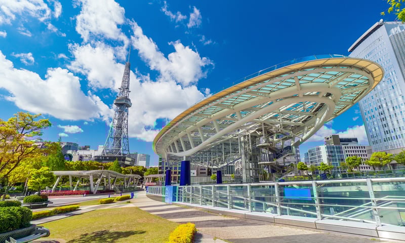 The city of Nagoya in Japan.