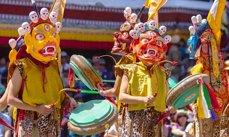 Immerse yourself in spiritual culture at Hemis Monastery in Ladakh, India.