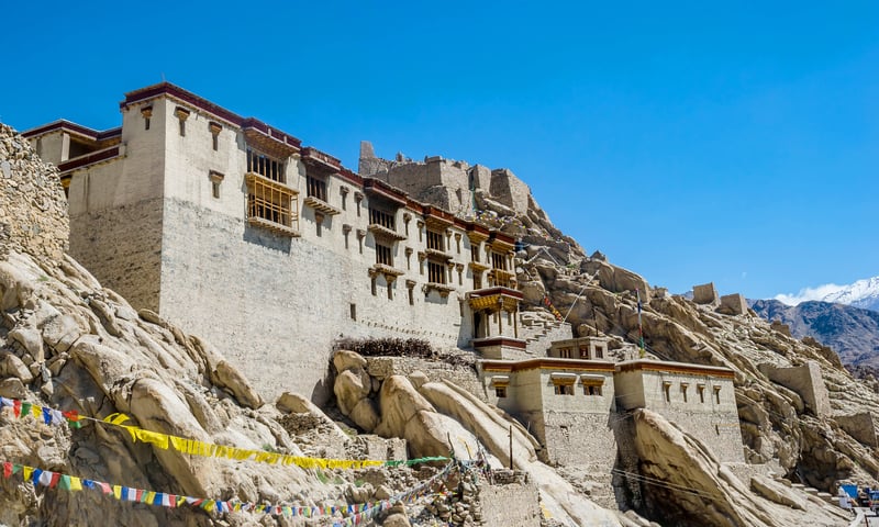 Explore the historic summer retreat of Shey Palace in Ladakh, India.