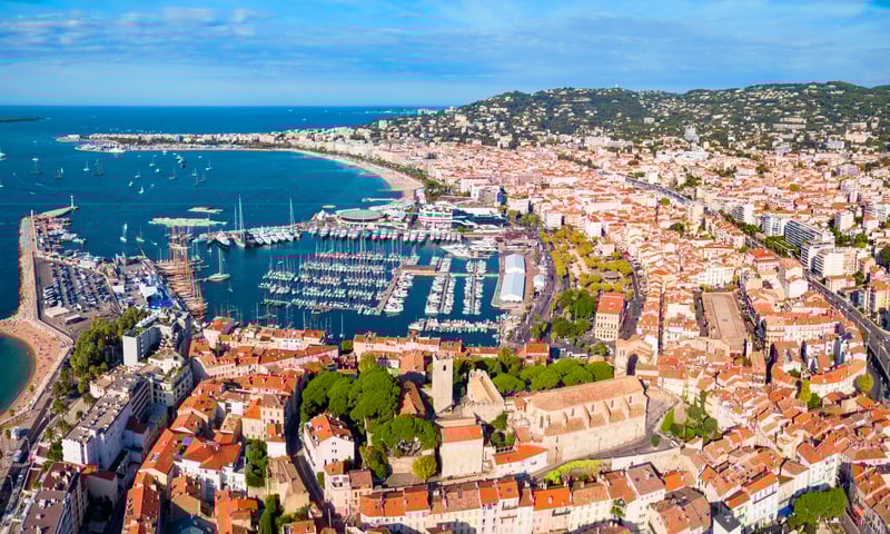 Immerse yourself in the chic city of Cannes, France.