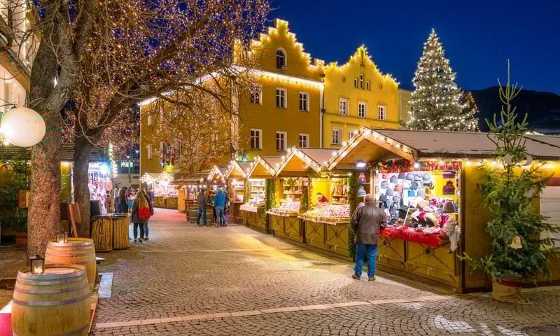 Wander through the wonderful Christmas markets in Bolzano, Italy.