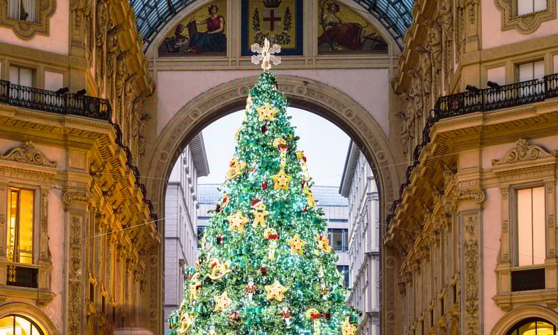 Enjoy the festive season in Milan, Italy.