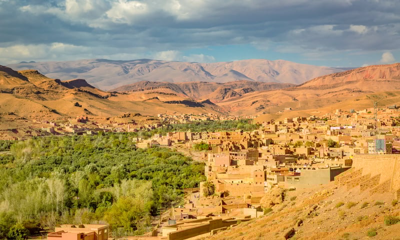 Marvel at the city of Boumalne Dades, Morocco.