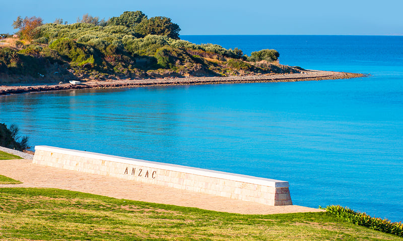The ANZAC commemorative site where the Dawn Service is held annually on the 25th of April.