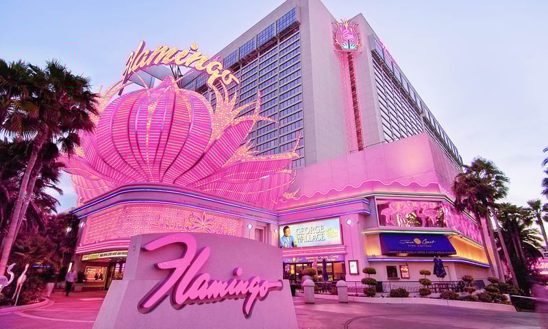 Enjoy 5 nights of hotel accommodation at Flamingo Hotel & Casino in Las Vegas, Nevada.