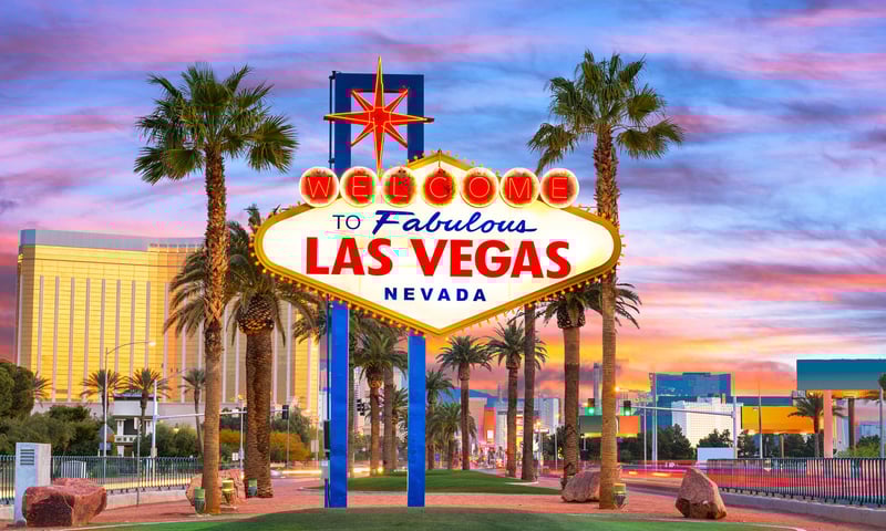See the iconic sign in Las Vegas, Nevada.