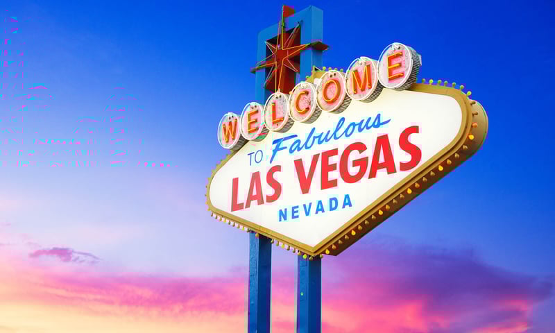 The iconic sign in Las Vegas, Nevada.