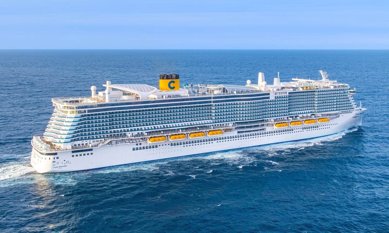 Embark on Costa Smeralda for a stunning 7-night Mediterranean cruise.