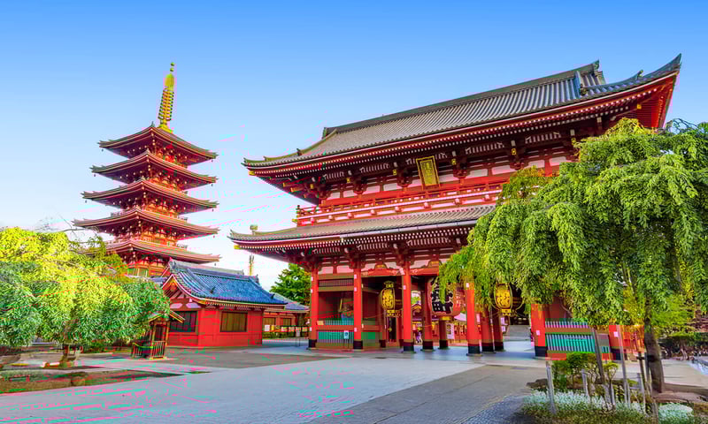 Sensō-ji is an ancient Buddhist temple in Asakusa, Tokyo, Japan.