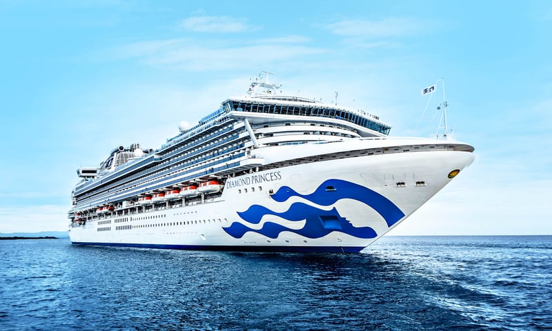 Sail aboard the Diamond Princess.