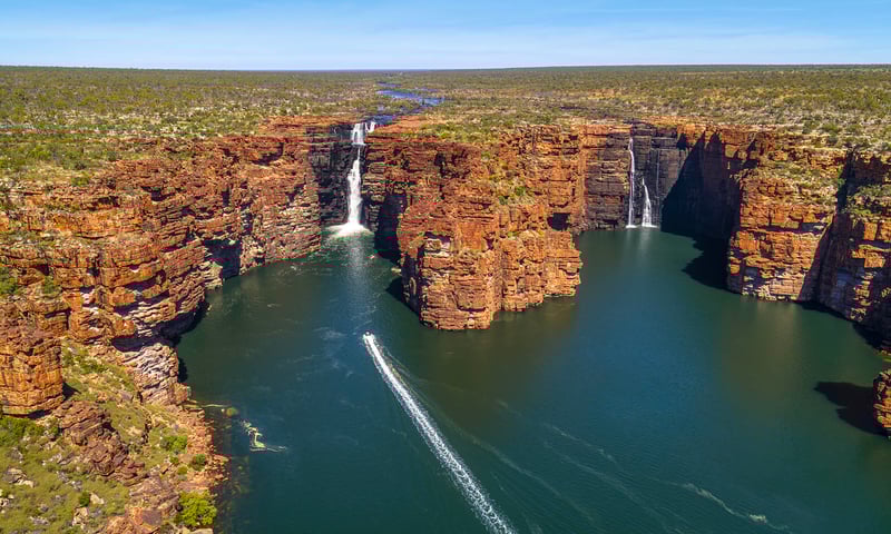 The King George Plateau is a landform in the Kimberley region of Western Australia