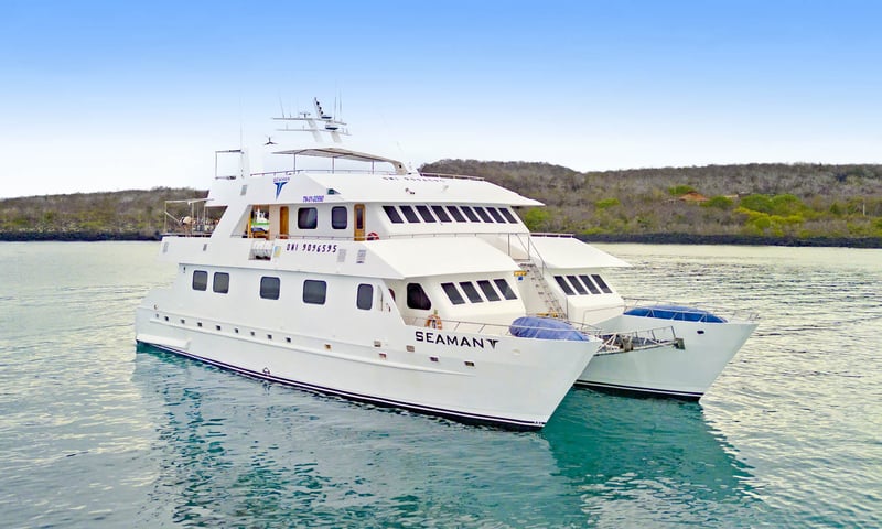 Revel in personalised service of the 16-passenger MC Seaman Journey catamaran.
