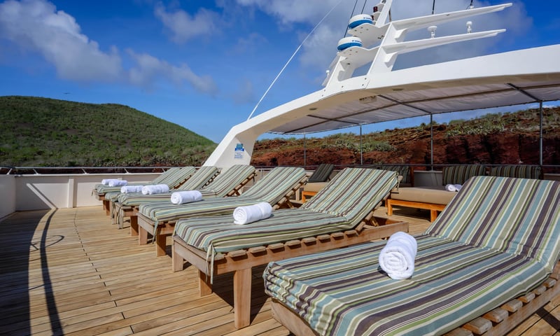After a full day of exploring, you’ll be able to relax and recharge on the sundeck.