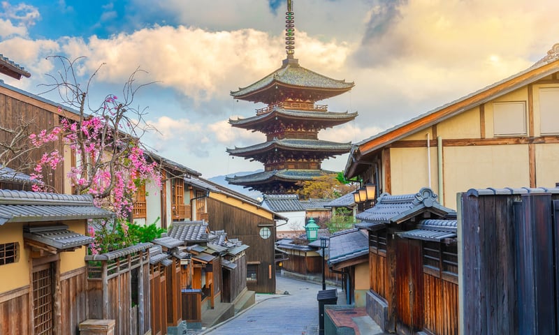 Kyoto is Japan's ancient capital.
