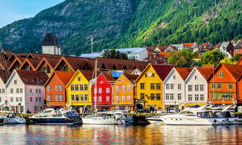 Experience a locally-guided tour of charming Bergen, Norway.