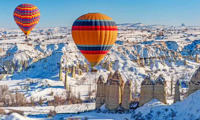 Explore Cappadocia in Türkiye.