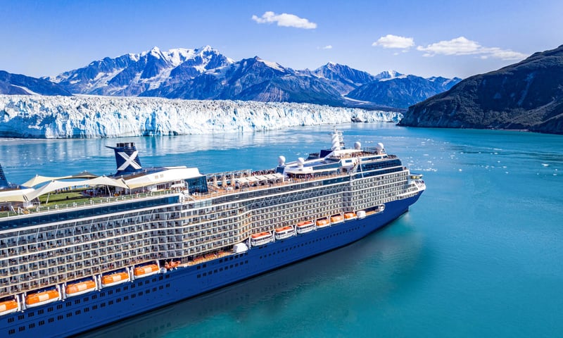 The Hubbard Glacier is the largest tidewater glacier in North America.