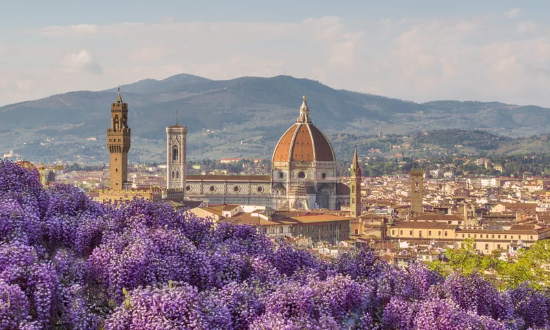 Lose yourself in the picturesque landscapes of Florence, Italy.