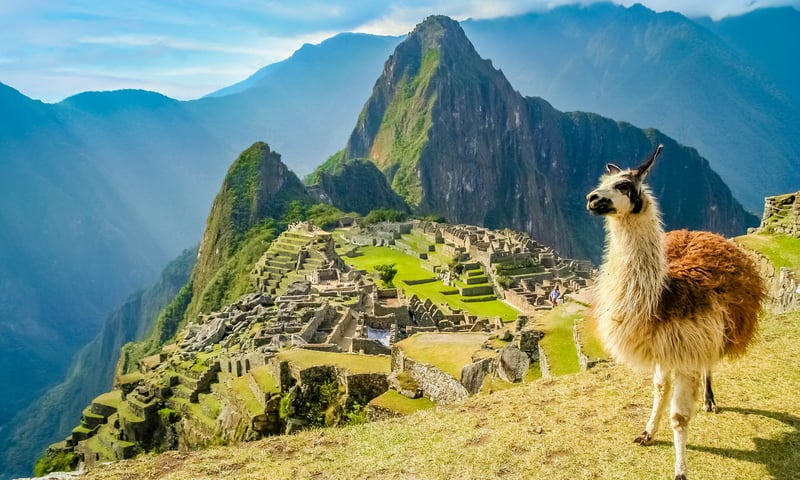Wander through the sacred sites of Machu Picchu, Peru.