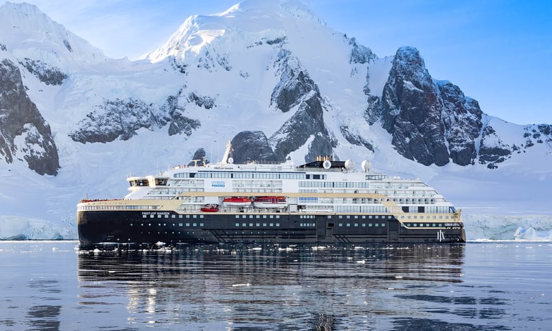 Spend 10 nights on an Antarctica voyage aboard an HX Expedition ship.