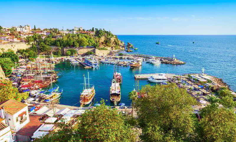 The Antalya region is one of Türkiye's most glamorous spots.