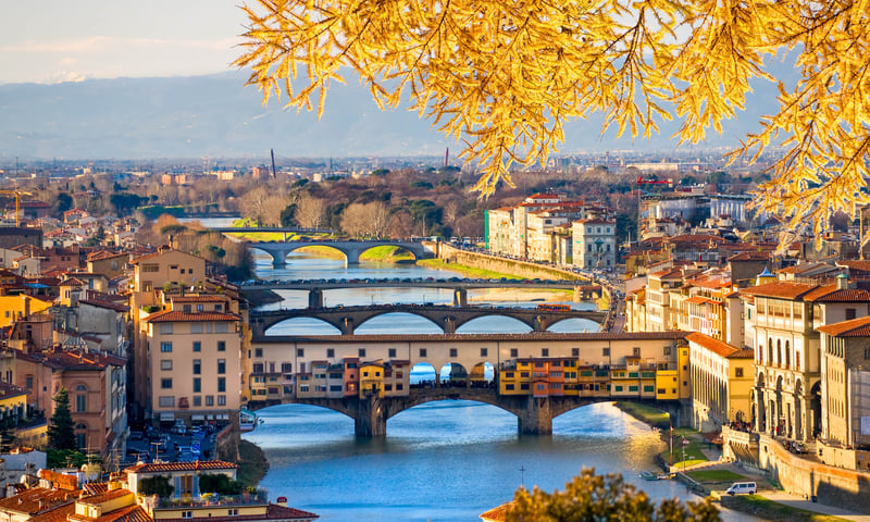 Florence is Italy's iconic birthplace of the Renaissance.