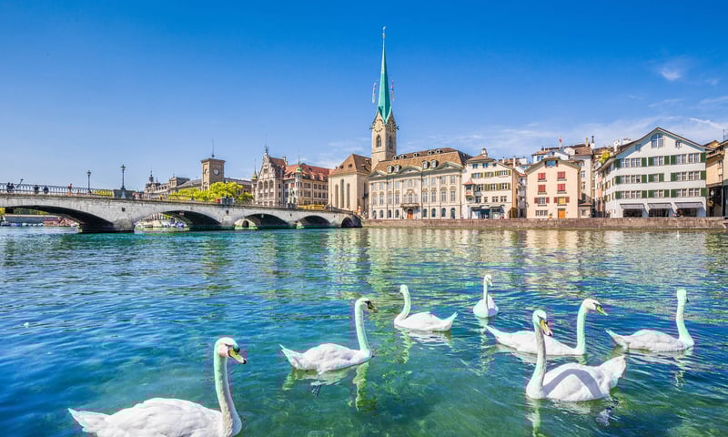 Delight in the picturesque city of Zurich, Switzerland.