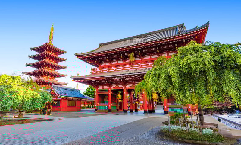 Seek out historical wonders in Tokyo, Japan.